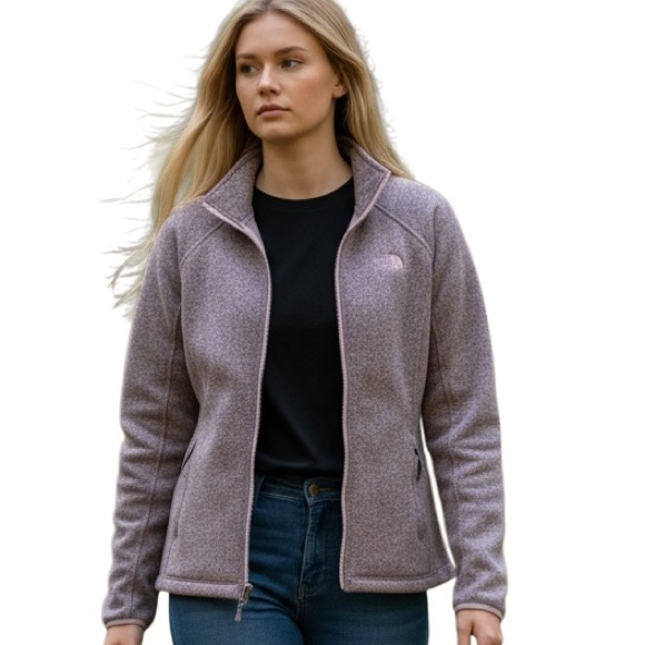 The North Face Jackets & Blazers - The North Face Women’s Crescent Full Zip Jacket in Ashen Purple Heather Size XL